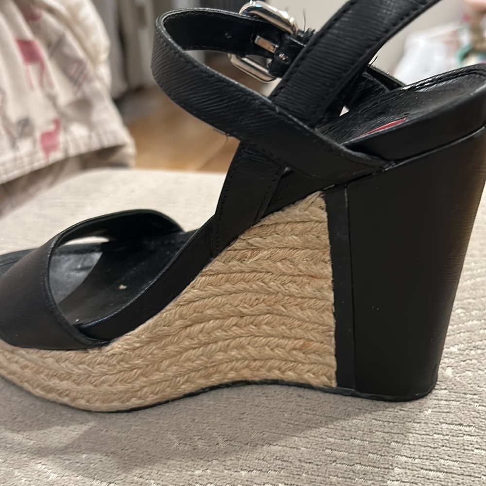 Prada espadrille wedges size 5 EUC - Picture 3 of 5